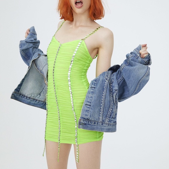 NWT For Love & Lemons Mixtape Mini Dress - Picture 3 of 6